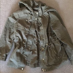 H&M green utility/anorak jacket